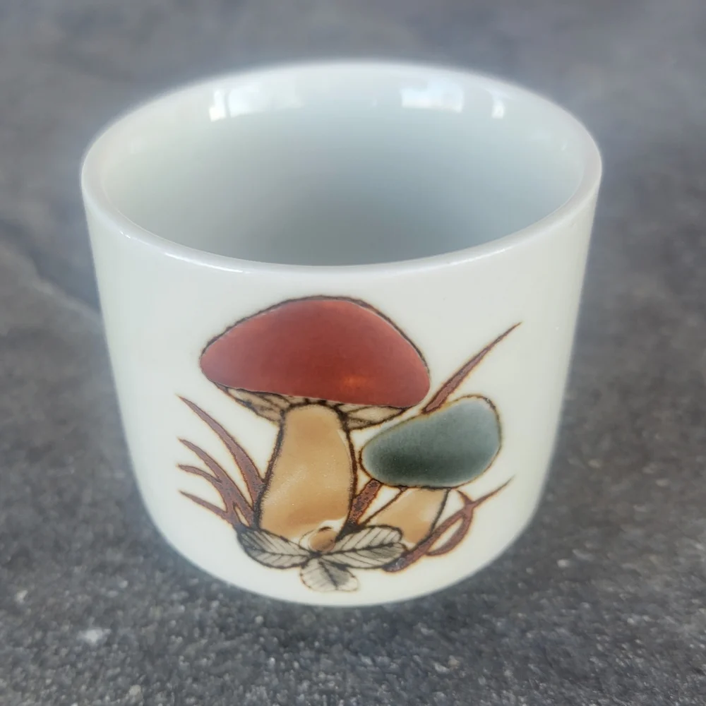 Vintage Mushroom Tea Cup